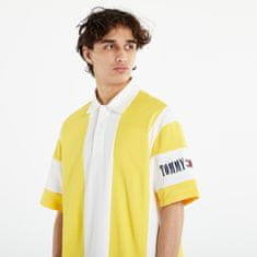 Tommy Hilfiger Tričko Tommy Jeans Oversized Archive Polo Star Fruit Yellow/ White M M Různobarevný