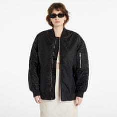 Calvin Klein Bomber Jeans Oversized Bomber Jacket Black XXS XXS Černá