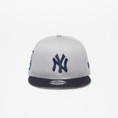 New Era Kšiltovka New York Yankees Contrast Side Patch 9Fifty Snapback Cap Gray/ Navy S-M S-M Šedá