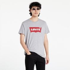 Levis Tričko Graphic Setin Neck H215 Tee Midtone Heather Grey S S Šedá