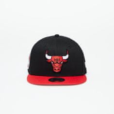 New Era Kšiltovka Chicago Bulls Team Side Patch 9Fifty Snapback Cap Black/ Front Door Red M-L Černá