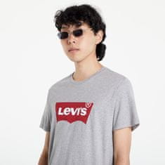 Levis Tričko Graphic Setin Neck H215 Tee Midtone Heather Grey S S Šedá