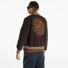 New Era Bundaan Diego Padres Varsity Jacket UNISEX Brown M Hnědá