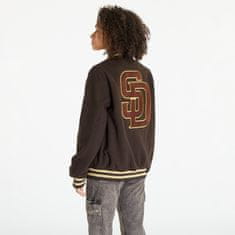 New Era Bundaan Diego Padres Varsity Jacket UNISEX Brown M Hnědá