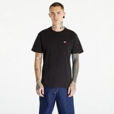 Tommy Hilfiger Tričko Tommy Jeans Classic Badgehortleeve Tee Black M Černá