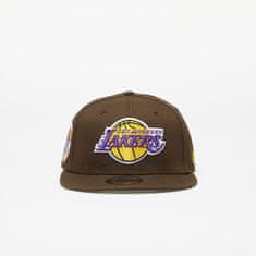 New Era Kšiltovka Los Angeles Lakers Repreve 9FIFTY Snapback Cap Walnut/ True Purple M-L Hnědá