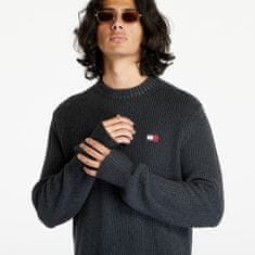 Tommy Hilfiger Svetr Tommy Jeans Tjm Reg Tonal Xs Bad Black XL Černá