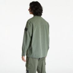 Calvin Klein Košile Jeans Topstitch Woven Shirt Green S S Zelená