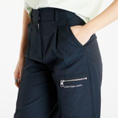 Calvin Klein Kalhoty Jeans Two Tone Parachute Pants Black L Černá