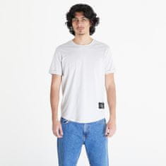 Calvin Klein Tričko Jeans Badge Turn Uphortleeve Tee Lunar Rock M Šedá