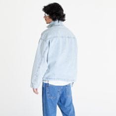 Calvin Klein Bunda Jeans Denim Pop Over Jacket Denim Light L Modrá