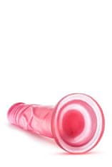 Blush Růžové Měkké Dildo Silnou Přísavkou 17 Cm