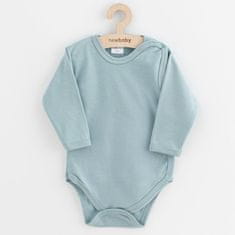 NEW BABY Kojenecké celorozepínací body Classic II tmavě mátové 56 (0-3m) Zelená