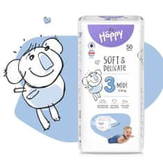 Bella Happy Baby Pleny jednorázové Midi 5-9 kg 50 ks