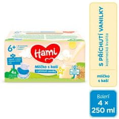 Hami 3x Mlíčko s kaší s příchutí vanilky 4x250 ml