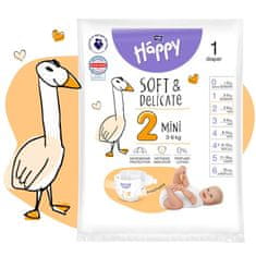 Bella Happy Baby Pleny jednorázové Mini 3-6 kg Big Pack 78 ks