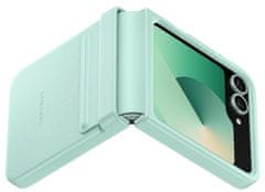 Samsung Zadní kryt z veganské kůže pro Samsung Galaxy Z Flip6 EF-VF741PMEGWW mint