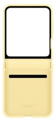 Samsung Zadní kryt z veganské kůže pro Samsung Galaxy Z Flip6 EF-VF741PYEGWW žlutý