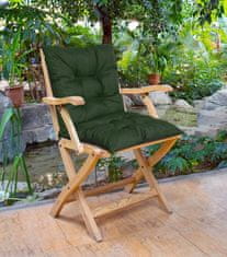 EDANTI Zahradní Sedák Polštář Na židli Pro Balkon Zahradní Terase Voděodolný 50X50x50 cm Zelená