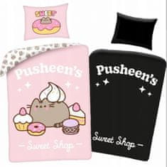 Halantex Svítící bavlněné povlečení PUSHEEN, 140/200+70/90, PUS2763GL