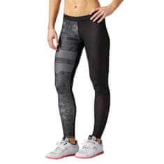 Reebok Kalhoty běžecké 176 - 181 cm/L Rcf Comp Tight Stripes