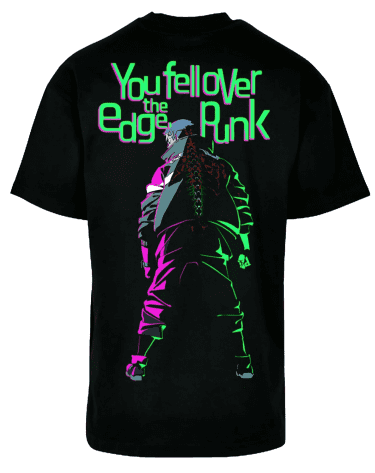 Tričko Cyberpunk: Edgerunners - Neon Punk (Oversized) (velikost XL)