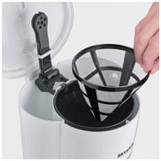 Severin Kávovar , KA 4323, filtrační kávovar bílý, omyvatelný filtr, kapacita až 10 šálků, skleněná konvice, 900 W
