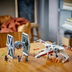 LEGO Star Wars 75393 Stíhačka TIE a X-wing – kombinovaná stavebnice - rozbaleno