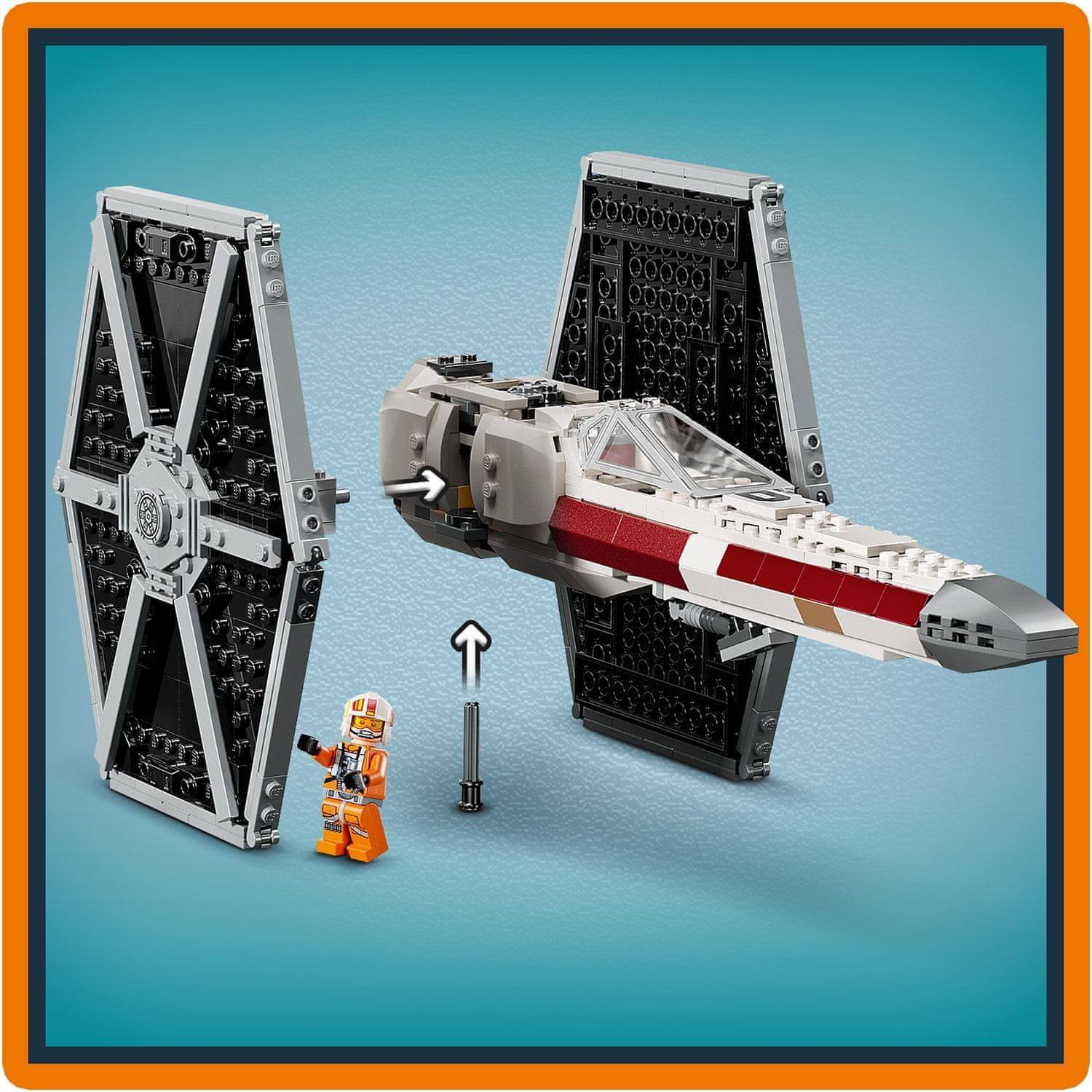 LEGO Star Wars 75393 Stíhačka TIE a X-wing