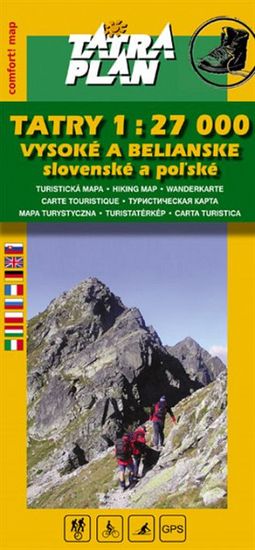 Tatry 1:27 000 Vysoké a Belianske