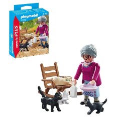 Playmobil PLAYMOBIL Special Plus 71172 Babička s kočkami