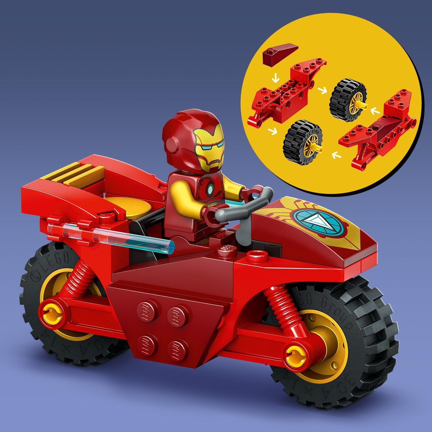 LEGO DREAMZzz 76287 Iron Man s motorkou a Hulk