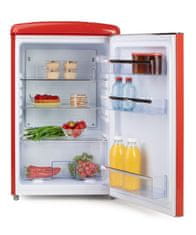 Domo Retro lednice bez mrazáku - červená - DOMO DO91703R