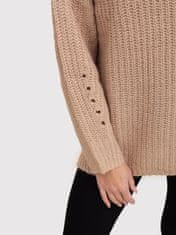 Béžový pletený svetr AXS0208 M/L M