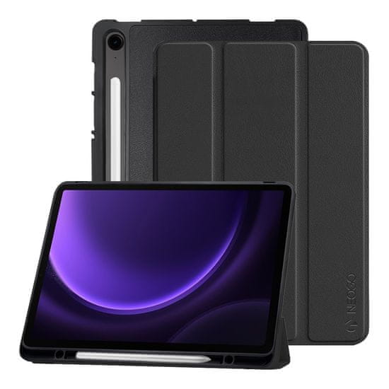 NEOGO Smart Cover Pen pouzdro na Samsung Galaxy Tab S9 FE 10.9'' 2023, černé