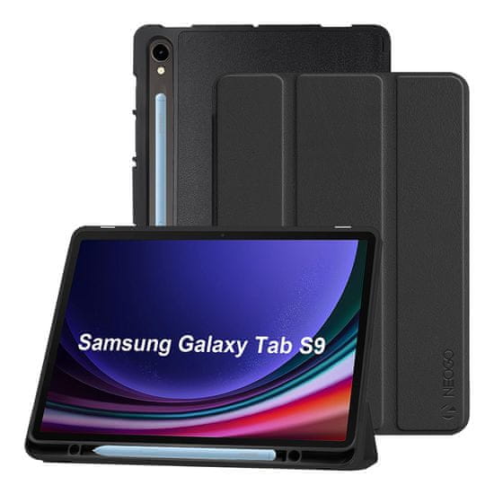 NEOGO Smart Cover Pen pouzdro na Samsung Galaxy Tab S9 11'' 2023, černé