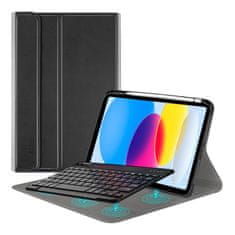 NEOGO Smart Cover Keyboard pouzdro na iPad 10gen 2022 10.9'', černé