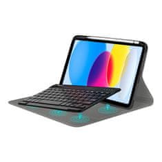 NEOGO Smart Cover Keyboard pouzdro na iPad 10gen 2022 10.9'', černé