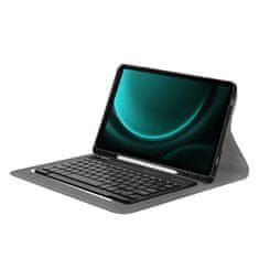 NEOGO Smart Cover Keyboard pouzdro na Samsung Galaxy Tab S9 FE Plus 12.4'' 2023, černé