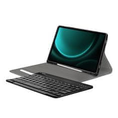 NEOGO Smart Cover Keyboard pouzdro na Samsung Galaxy Tab S9 FE Plus 12.4'' 2023, černé