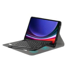 NEOGO Smart Cover Keyboard pouzdro na Samsung Galaxy Tab S9 Plus 12.4'' 2023, černé