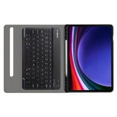 NEOGO Smart Cover Keyboard pouzdro na Samsung Galaxy Tab S9 Plus 12.4'' 2023, černé