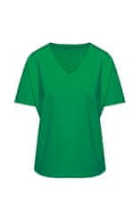 Babell Dámské oversize tričko s krátkým rukávem PATTY zelená M