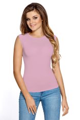 Babell Dámské tričko se širokými ramínky INDI světle růžová XL