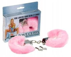 Easytoys Pouta-Metal Handcuff With Plush Pink