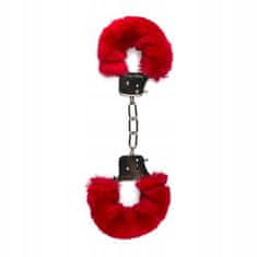 Easytoys Pouta-Furry Handcuffs - Red