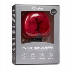 Easytoys Pouta-Furry Handcuffs - Red