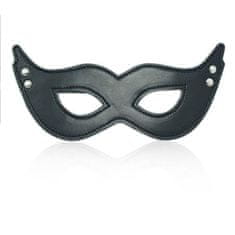 Easytoys Bdsm Kožená Maska Maschera Mistery Black