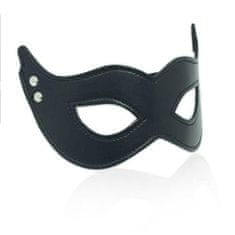 Easytoys Bdsm Kožená Maska Maschera Mistery Black