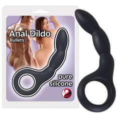 You2toys Černé Anální Dildo Anální Kolík S Rukojetí 13,5Cm